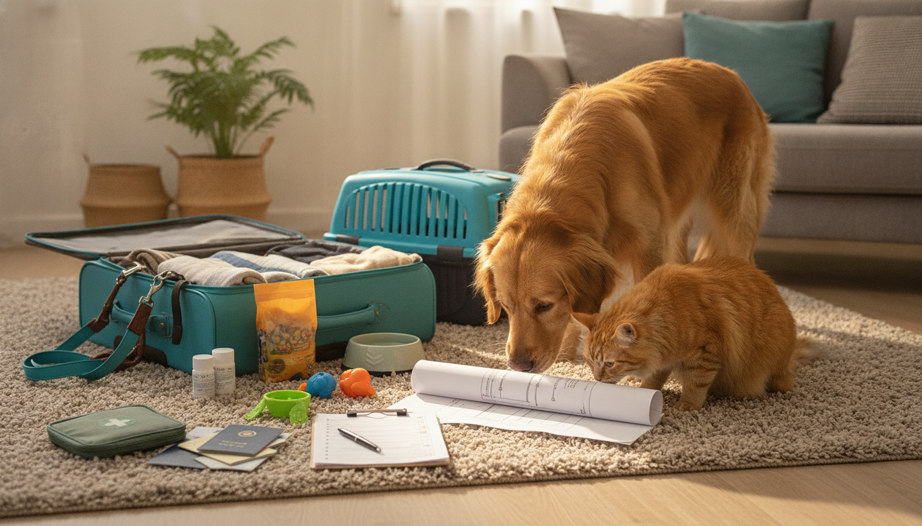 Pet Travel Packing Checklist for Dogs & Cats (Printable)